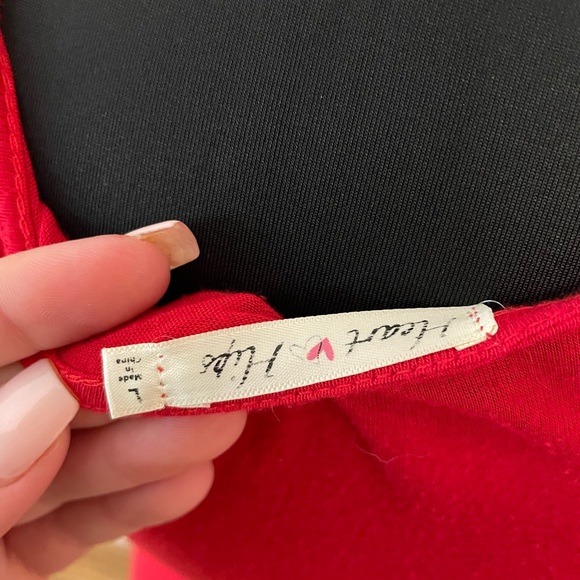 Red High-low Maxi Dress - Picture 4 of 4